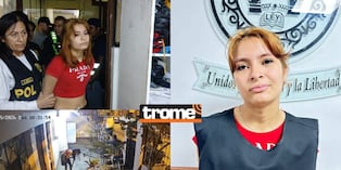 Alias 'La Cortadedos' fue detenida. En otra imagen, una de sus cómplices intentó escapar por una casa y se fracturó el brazo. | Composición Trome