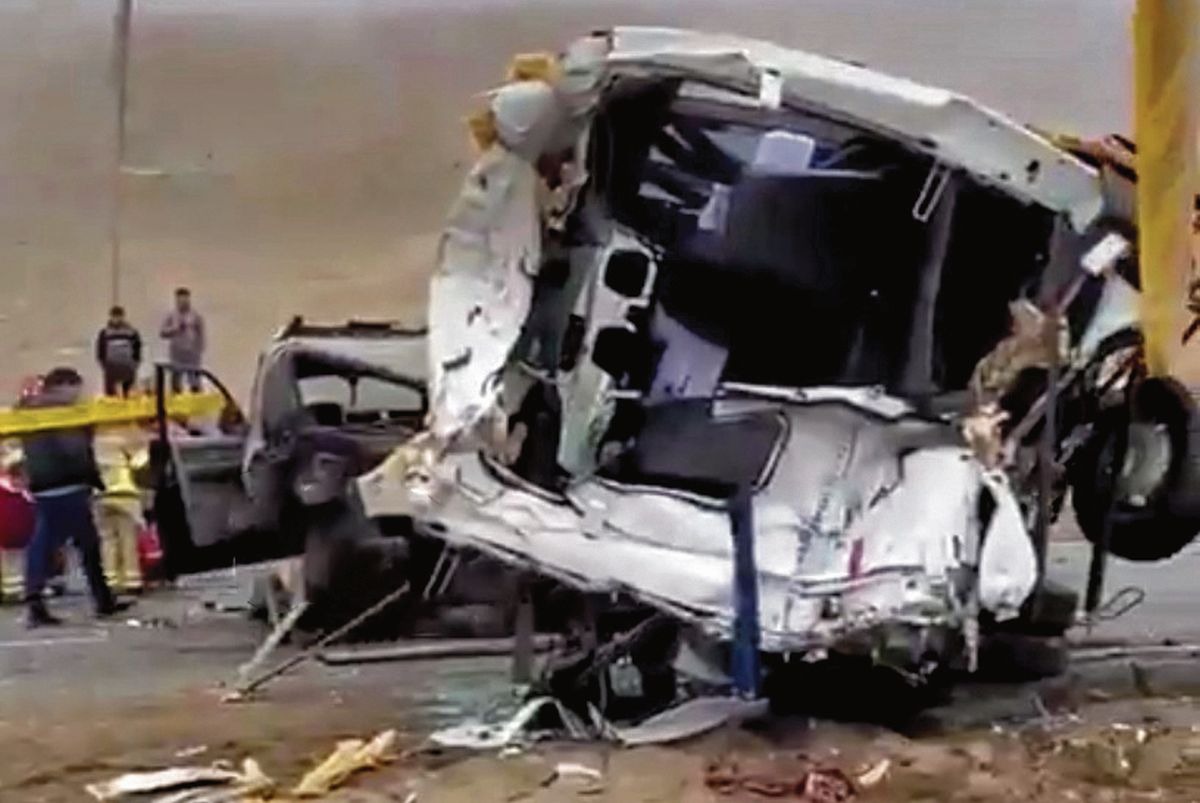 Accidente en Pasamayo Maldito