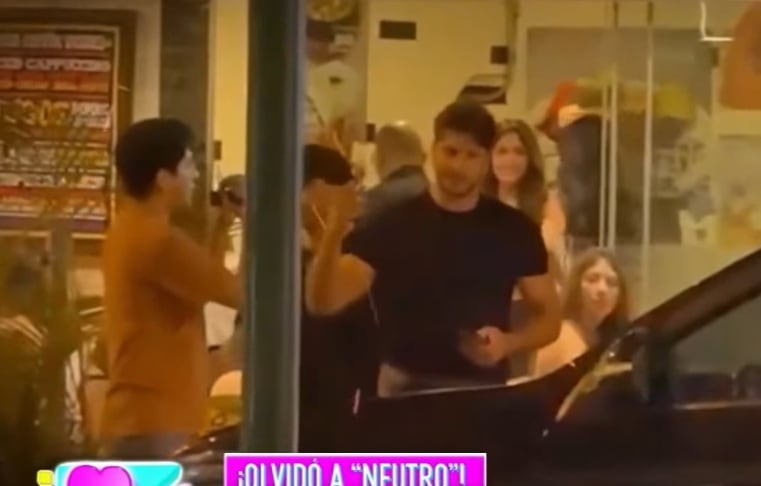 Rodrigo Brand arremete contra periodista. (Amor y Fuego)