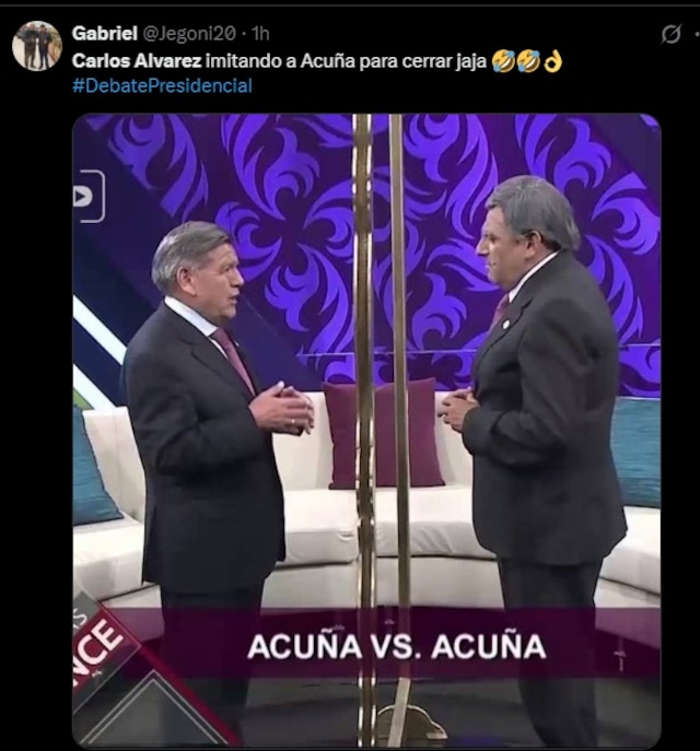 Mira los mejores memes que dejó el primer debate presidencial. (Redes sociales)