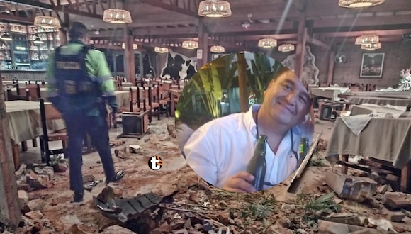 Acusan de intento de homicidio a sujeto que estrelló su auto contra restaurante El Charrúa en La Molina.