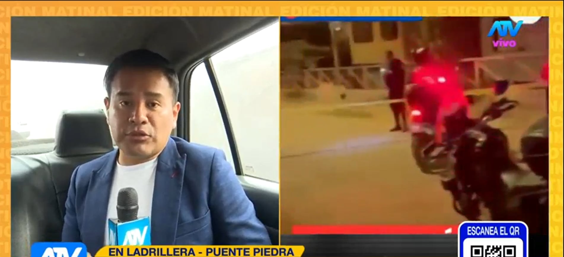 Fue baleado por sicarios. (Foto: ATV)