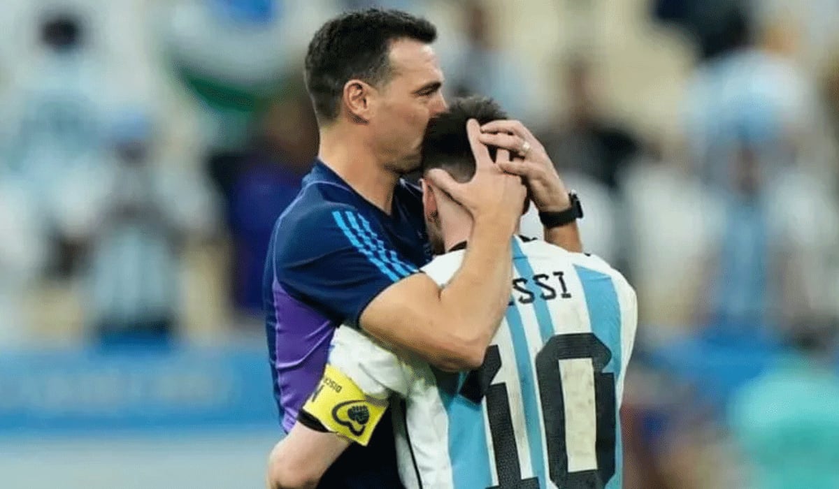 "Creo que puede jugar el próximo Mundial": Scaloni sobre el futuro de Mesi. (Foto: Agencias)