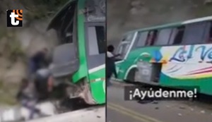La Libertad: tres muertos y once heridos tras despiste de bus en la carretera