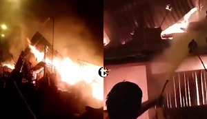 Villa María del Triunfo: Incendio en asentamiento humano deja en la calle a tres familias