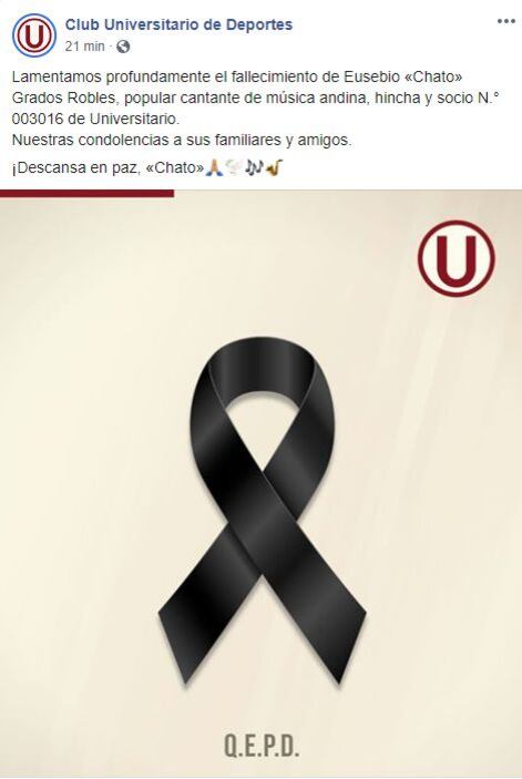 Universitario en Facebook