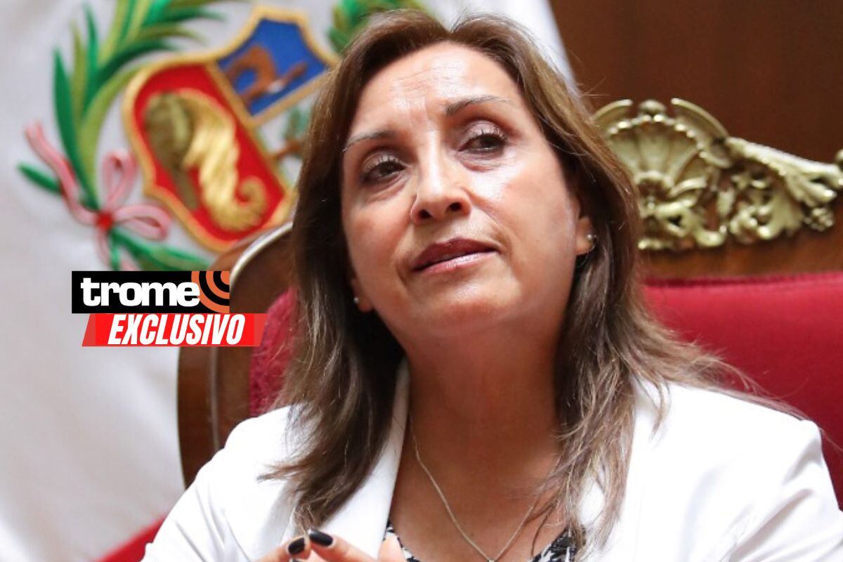 Dina Boluarte en entrevista con Trome desde Palacio de Gobierno. (Foto: Jesús Saucedo)