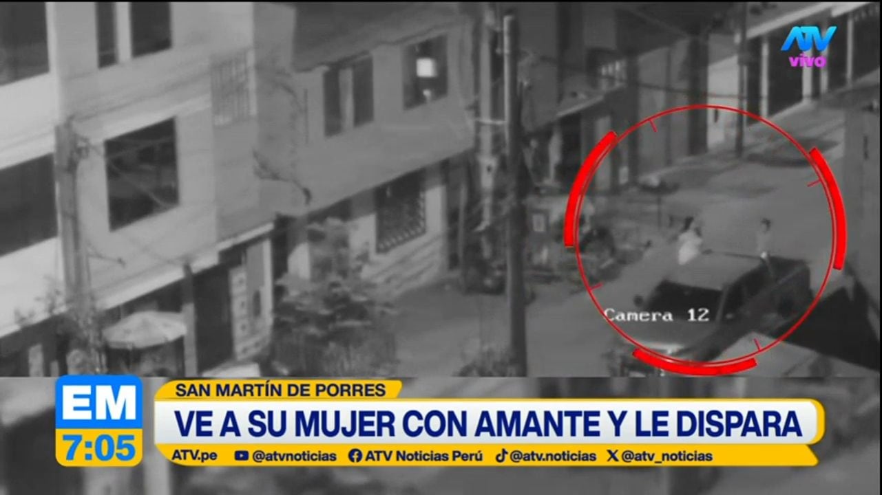 Cámaras de seguridad captaron a la víctima ingresar a vivienda con una mujer. Foto: ATV