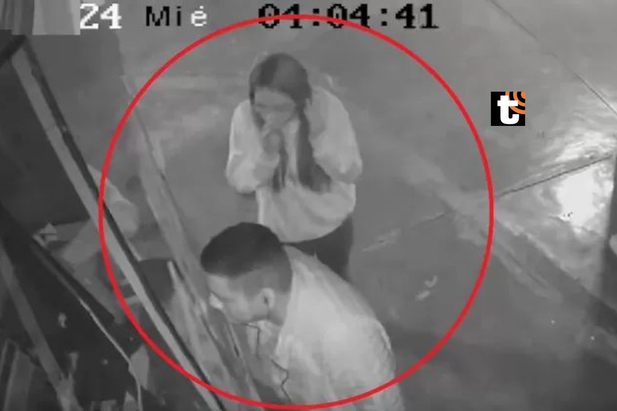 Las cámaras de seguridad captaron a los asaltantes de hostal en San Juan de Miraflores. Foto: Canal N.