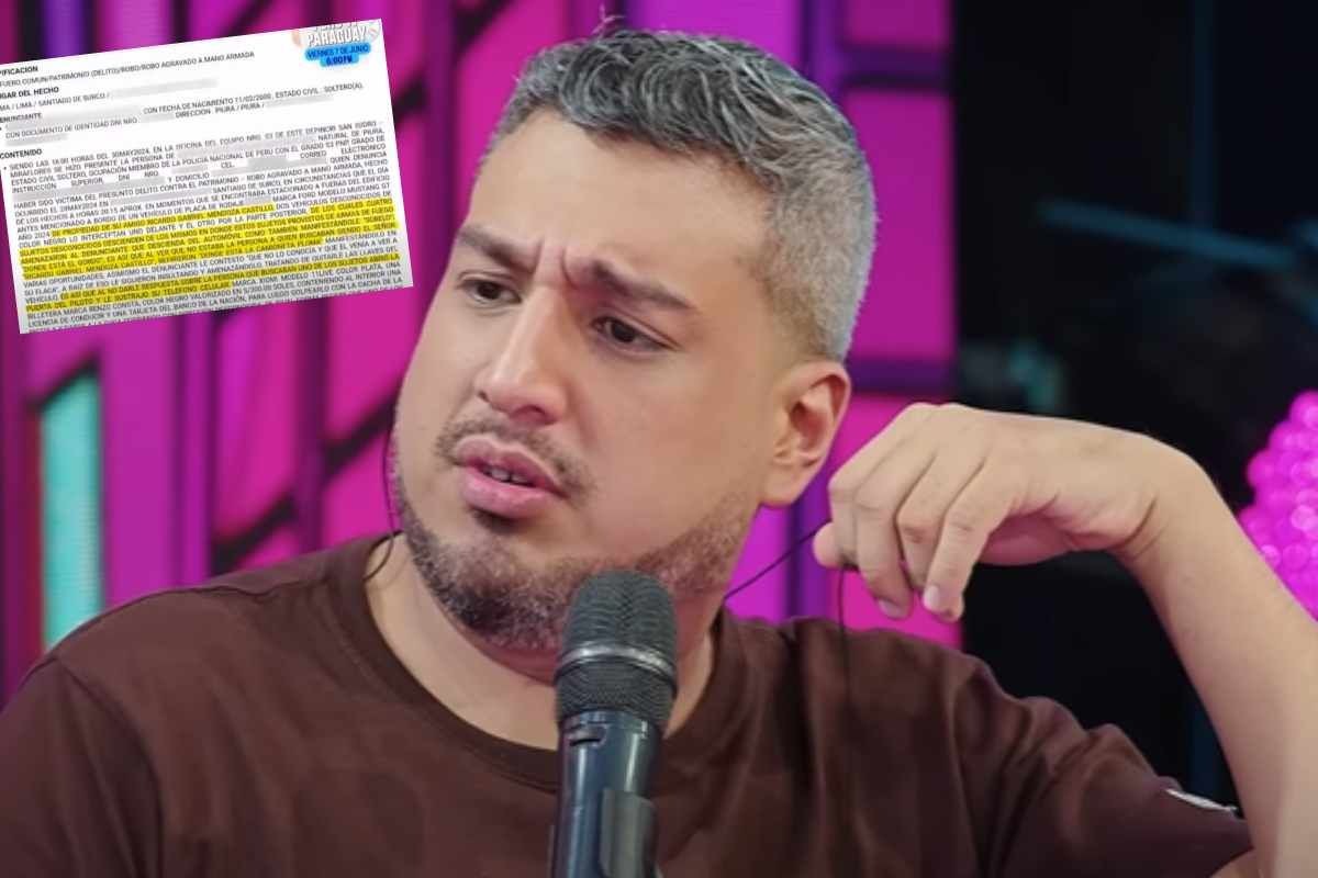 Vehículo de Ricardo Mendoza fue interceptado por delincuentes. (Redes)