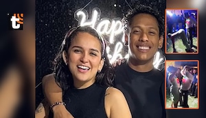 Waldir Felipa, novio de Daniela Darcourt , asiste solo a boda y baila con mujer de manera sugerente: ¿Terminó su relación?