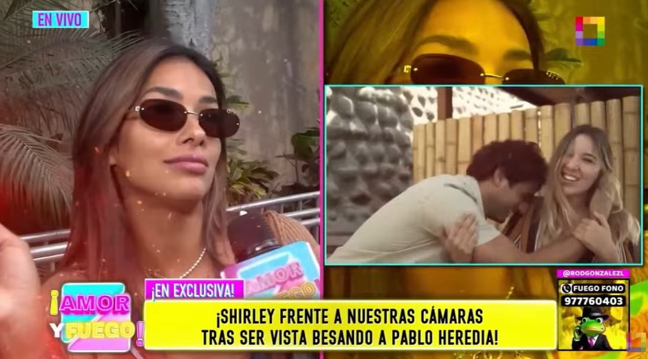 Shirley Arica habla sobre las ex de Pablo Heredia.