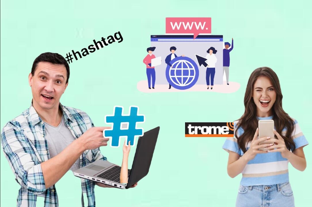Las etiquetas o hashtag son poderosas herramientas digitales para tendencias en las redes sociales e impulso de temas y negocios vía Internet. (Isabel Medina / Compos. Trome).