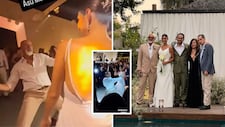 ¡Se volvieron a ver! Carlos Alcántara y Jossie Lindley coinciden en la boda de su hijo mayor