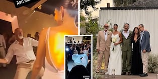 ¡Se volvieron a ver! Carlos Alcántara y Jossie Lindley coinciden en la boda de su hijo mayor
