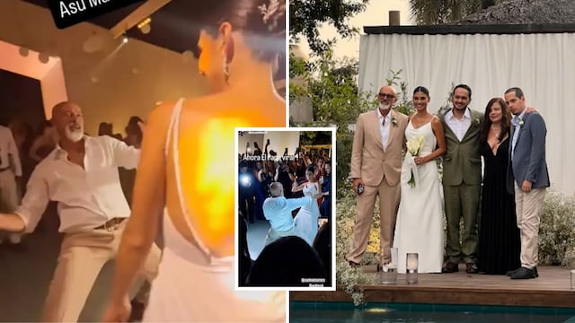 ¡Se volvieron a ver! Carlos Alcántara y Jossie Lindley coinciden en la boda de su hijo mayor