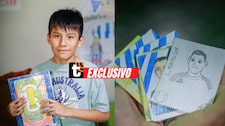 Conoce a Mathías Flores, el niño que creó su propio álbum del Mundial 2026