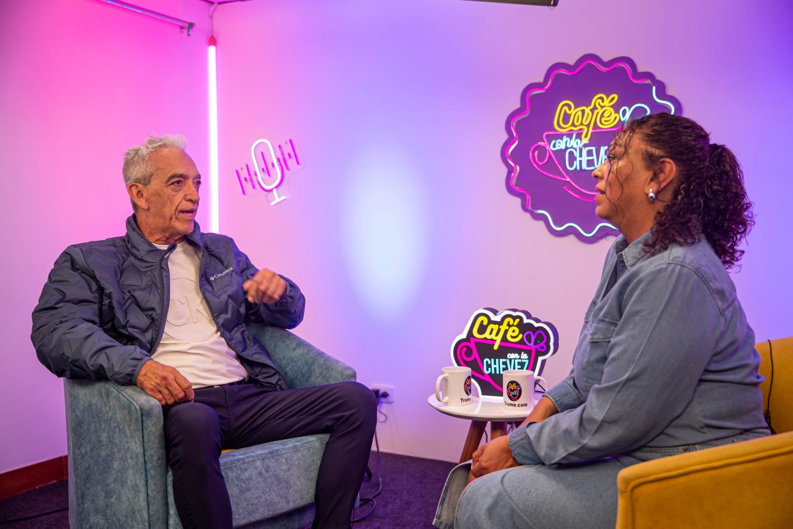 Julio Zevallos en el Café con la Chevez. Foto: César Campos | @Photo.Gec