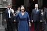 Keiko Fujimori llega con elegante vestido azul al Palacio Torre Tagle: ¿en qué está inspirado el traje de la mandataria?