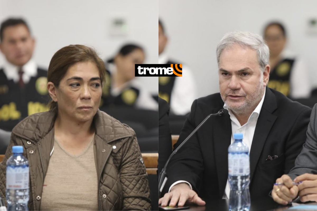 Sada Goray y Mauricio Fernandini escucharon la decisión del juez Raúl Justiniano. Foto: Poder Judicial.
