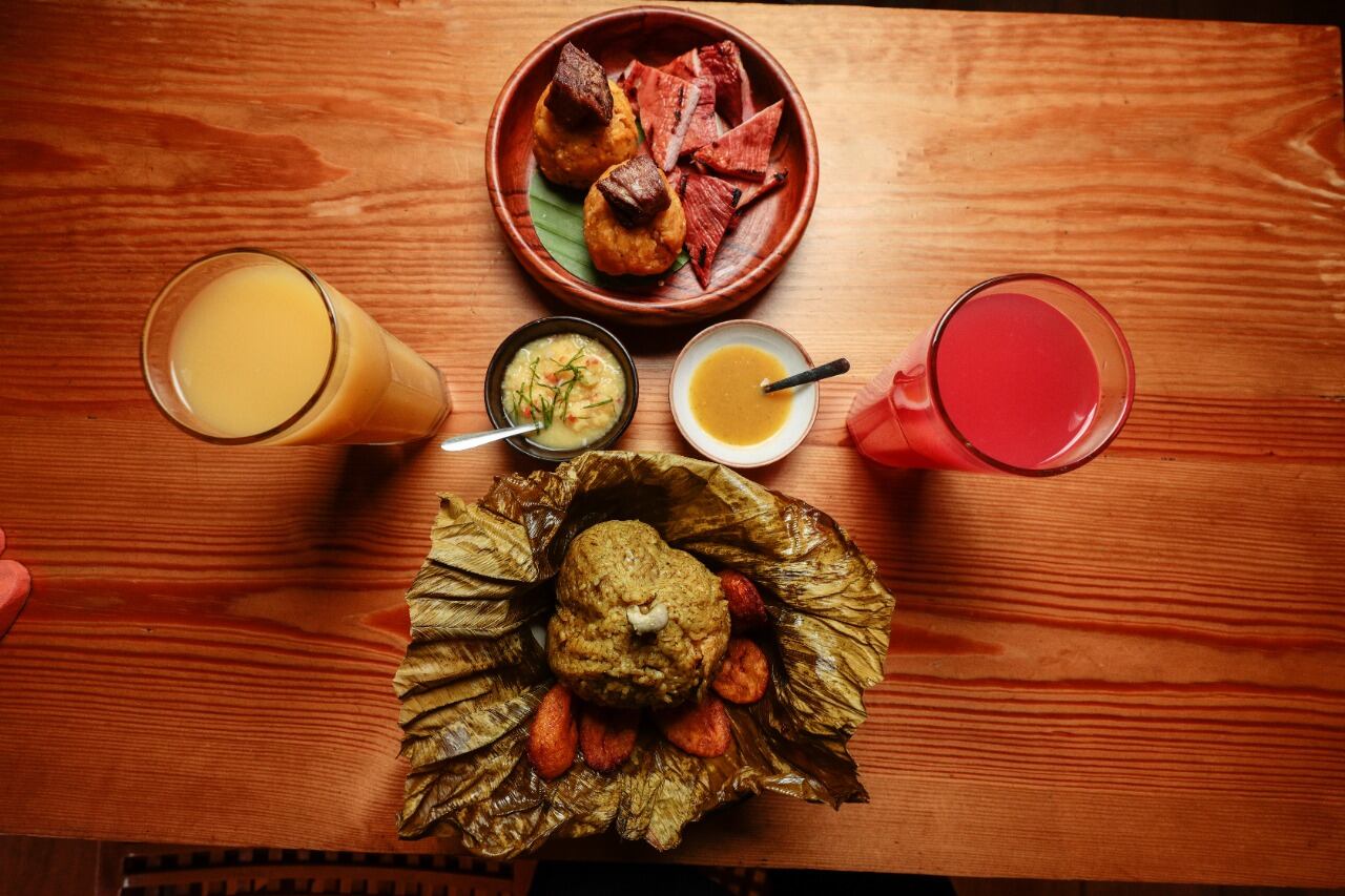 Los platos que tienen más demanda son: el juane y el tacacho con cecina.
Foto: Lenin Tadeo.