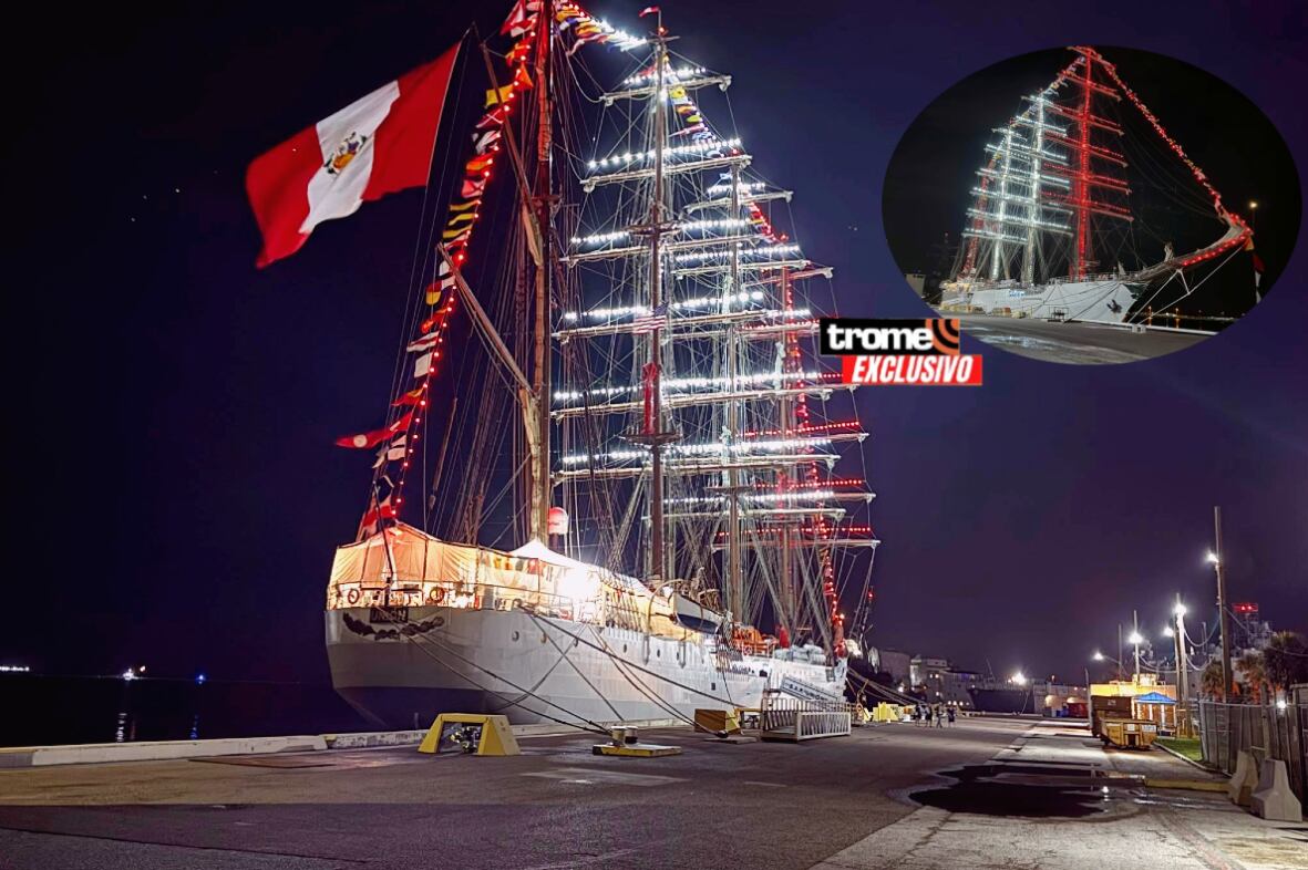 Gran buque escuela a vela de la Marina de Guerra del Perú sigue su viaje y llegó a Alemania. Muestra a visitantes nuestras tradiciones, gastronomía, oferta exportable y destinos. (Comp.: Isabel Medina / Trome).