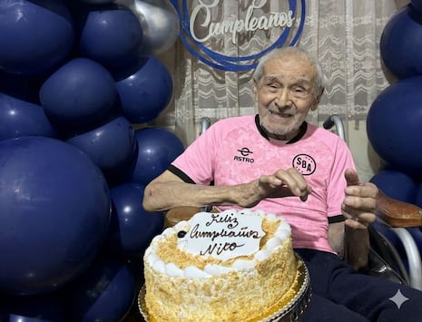 Abuelito centenario es chalaco, hincha del Boys y fanático de Valeriano López