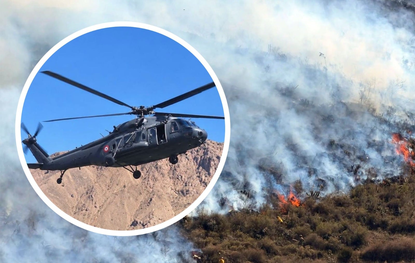 Aeronaves de la FAP no logran sofocar incendios forestales en el Cusco | VIDEO