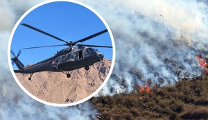 Aeronaves de la FAP no logran sofocar incendios forestales en el Cusco | VIDEO