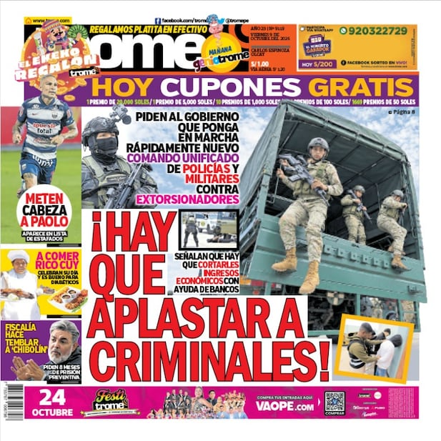 Portada Trome