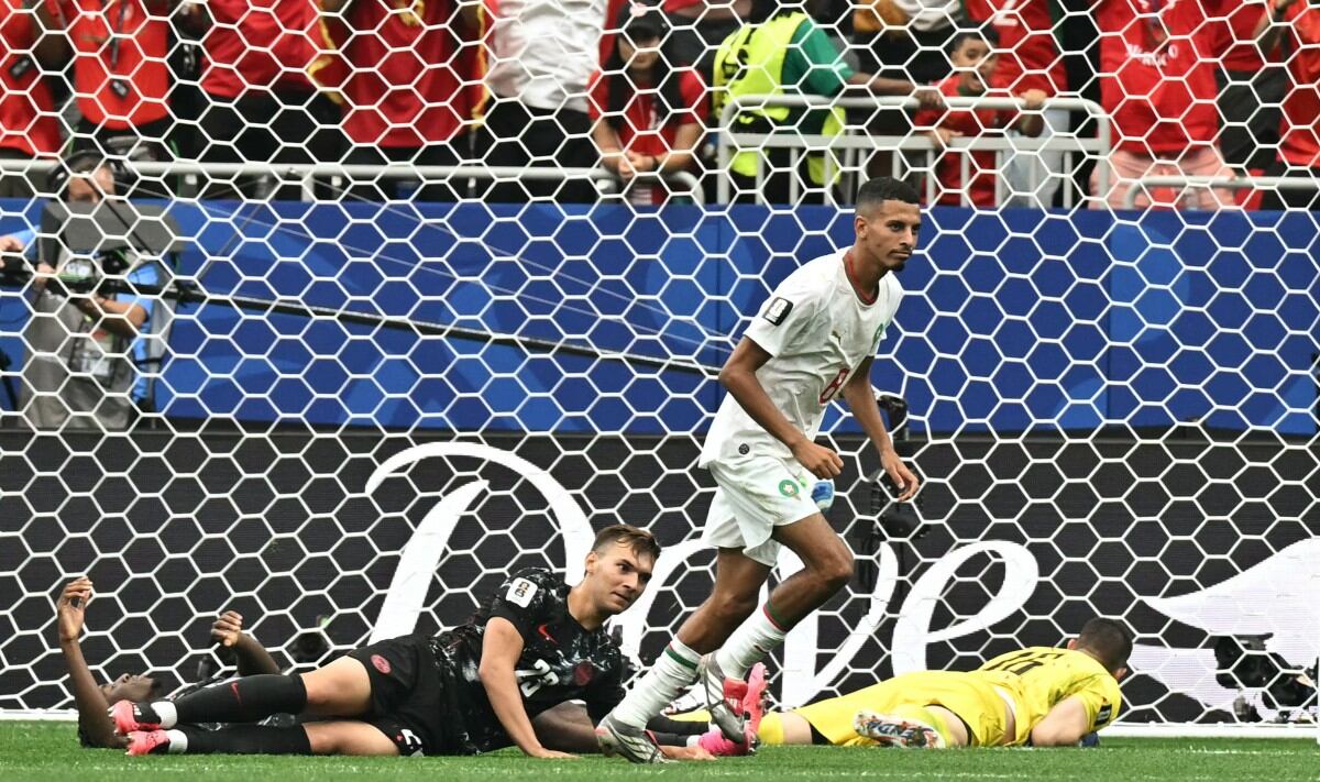 ¡Gol de oportunista! Ounahi anota su doblete y pone a Marruecos en cuartos de final tras vencer a Canadá (Foto: AFP)