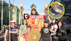 Inca de Gamarra: Mide 2.30 metros, calza 55, es músico urbano, El reventonazo de la Chola y más