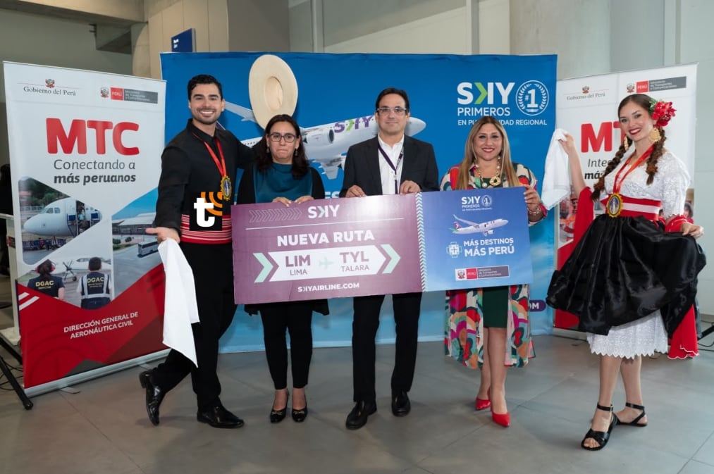 SKY inicia vuelos a Talara y amplía las alternativas de conectividad hacia el norte del Perú