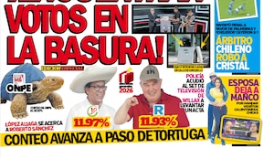 ¡ENCUENTRAN VOTOS EN LA BASURA!
