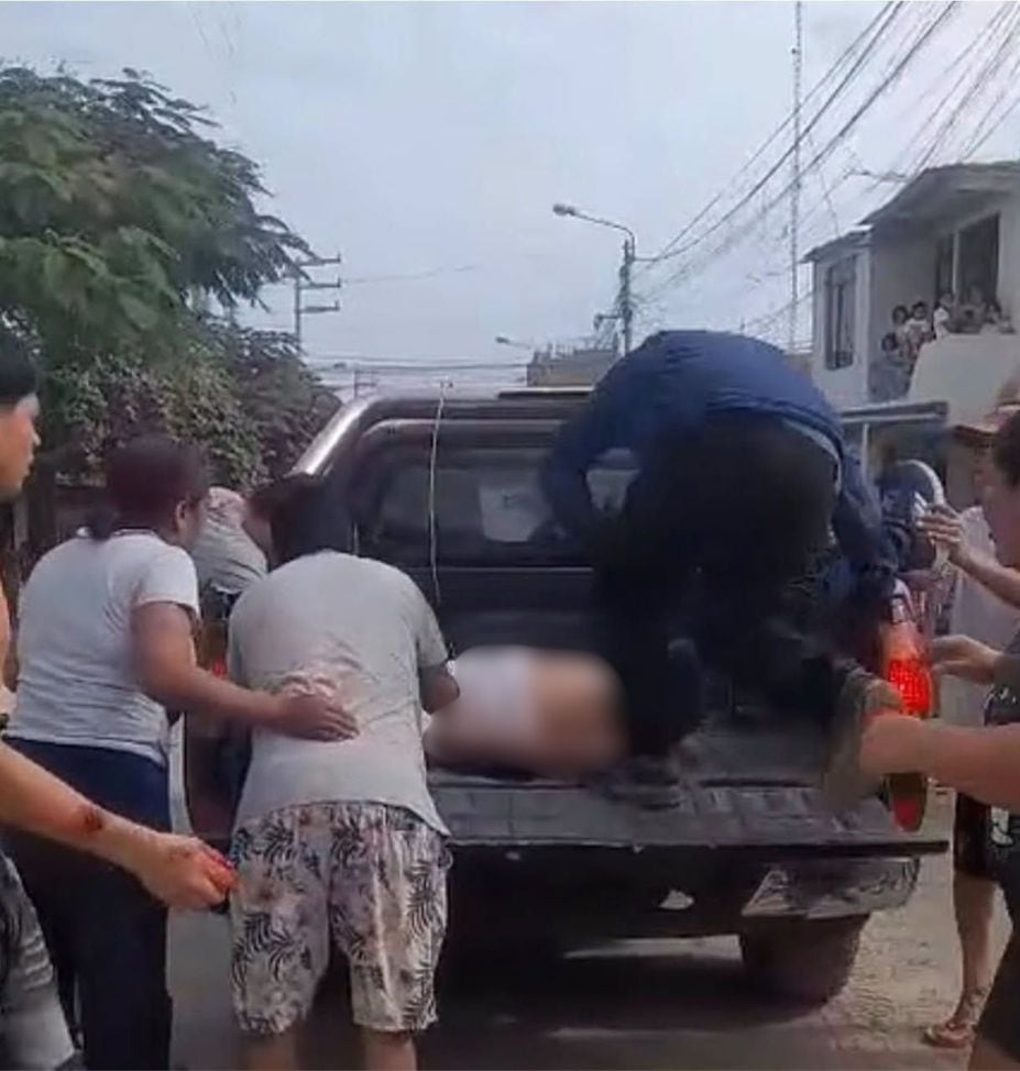 El hecho ocurrió cuando la víctima se encontraba con amigos tras emitir su voto. Foto: Difusión