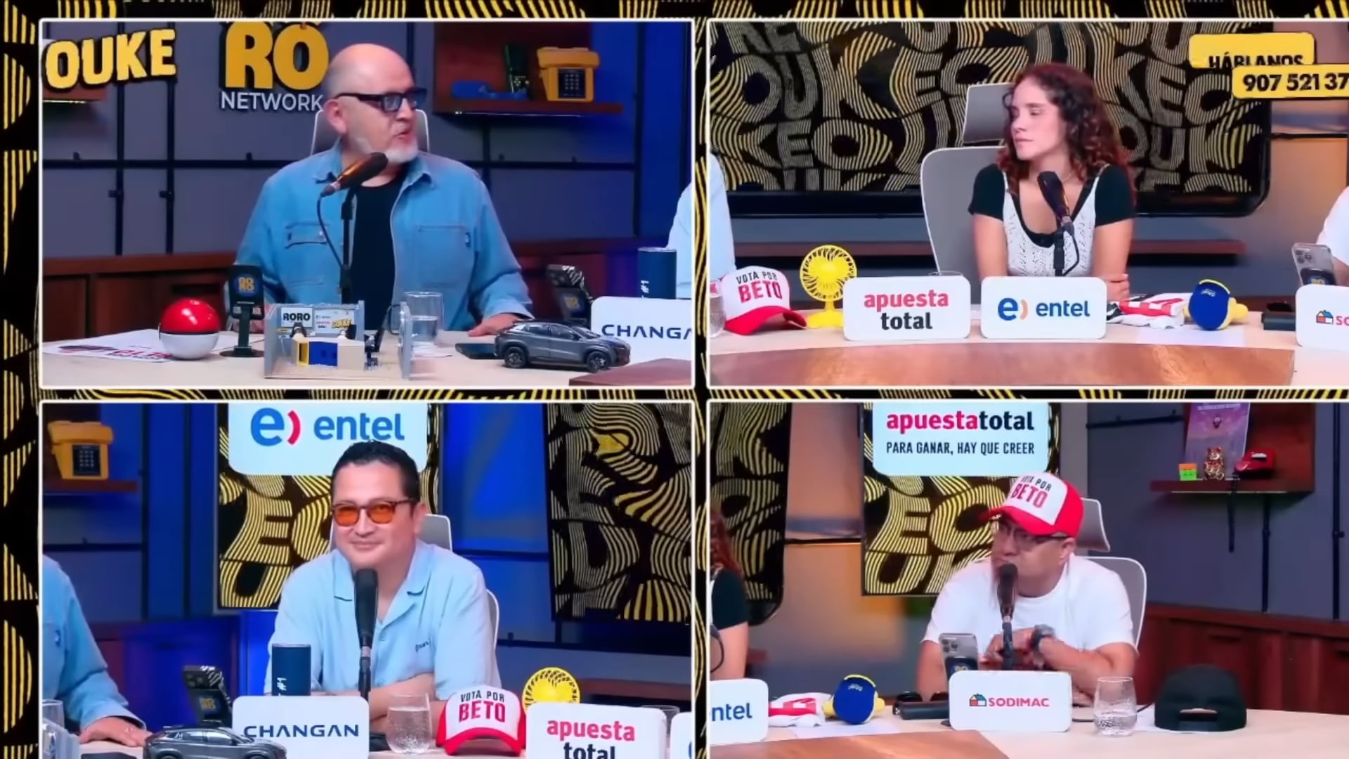 Conductor concede una entrevista con el programa 'Ouke'.