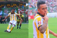 Christian Cueva anotó un tanto en su primer duelo con la camiseta del Juan Pablo II en la Liga1