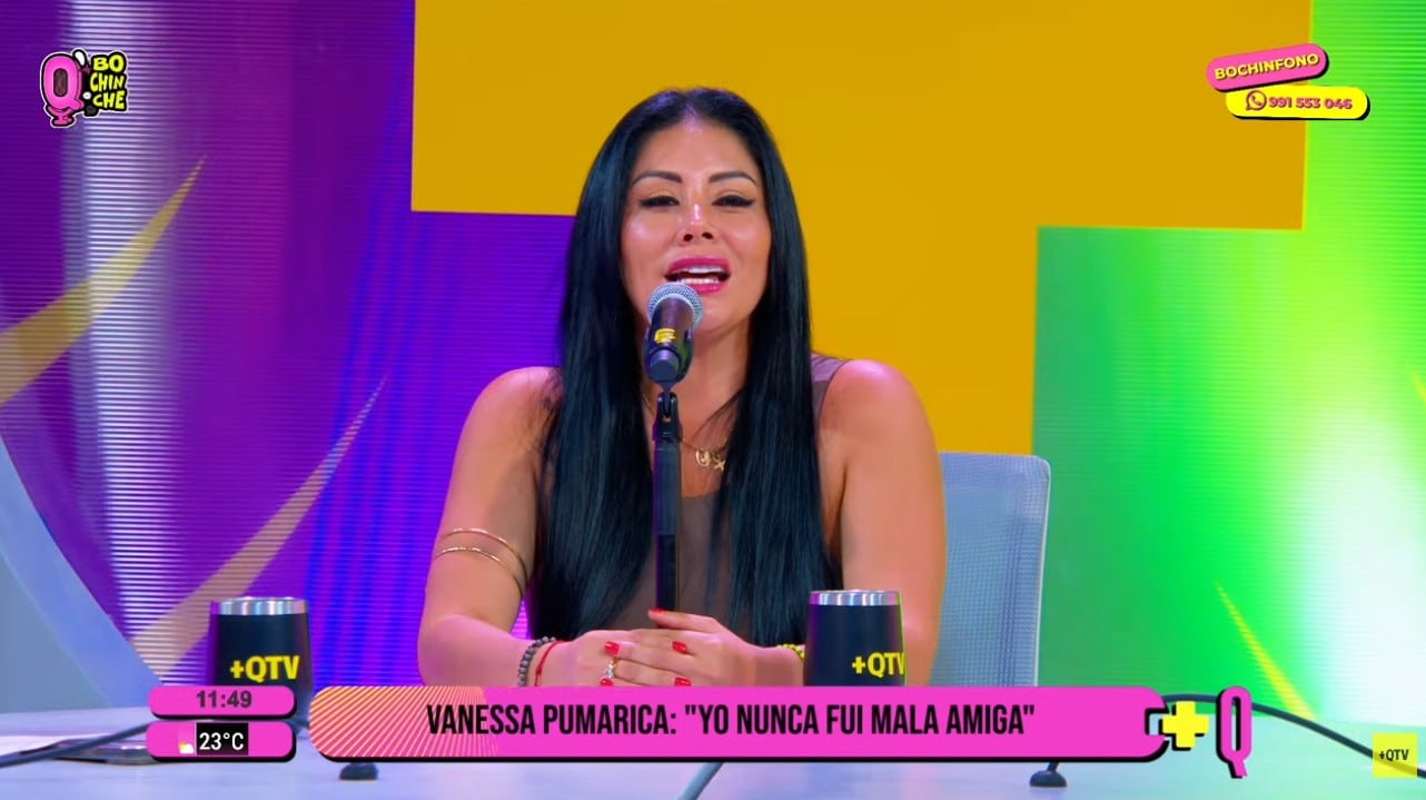 Vanessa Pumarica, examiga de Pamela Franco, en 'Q 'Bochinche'.