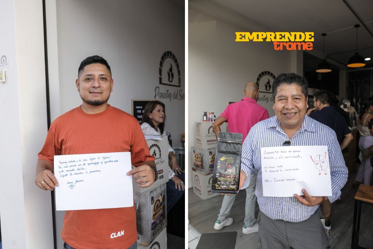 Leen García de Clan y Luis Piñas de Samyel Coffee siempre presente en nuestra reuniones. Foto: Joel Alonzo.