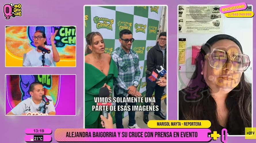 Reportera que incomodó a Ale Baigorria se pronuncia