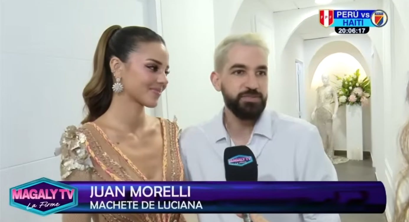 Juan Morelli llena de elogios a Luciana Fuster.