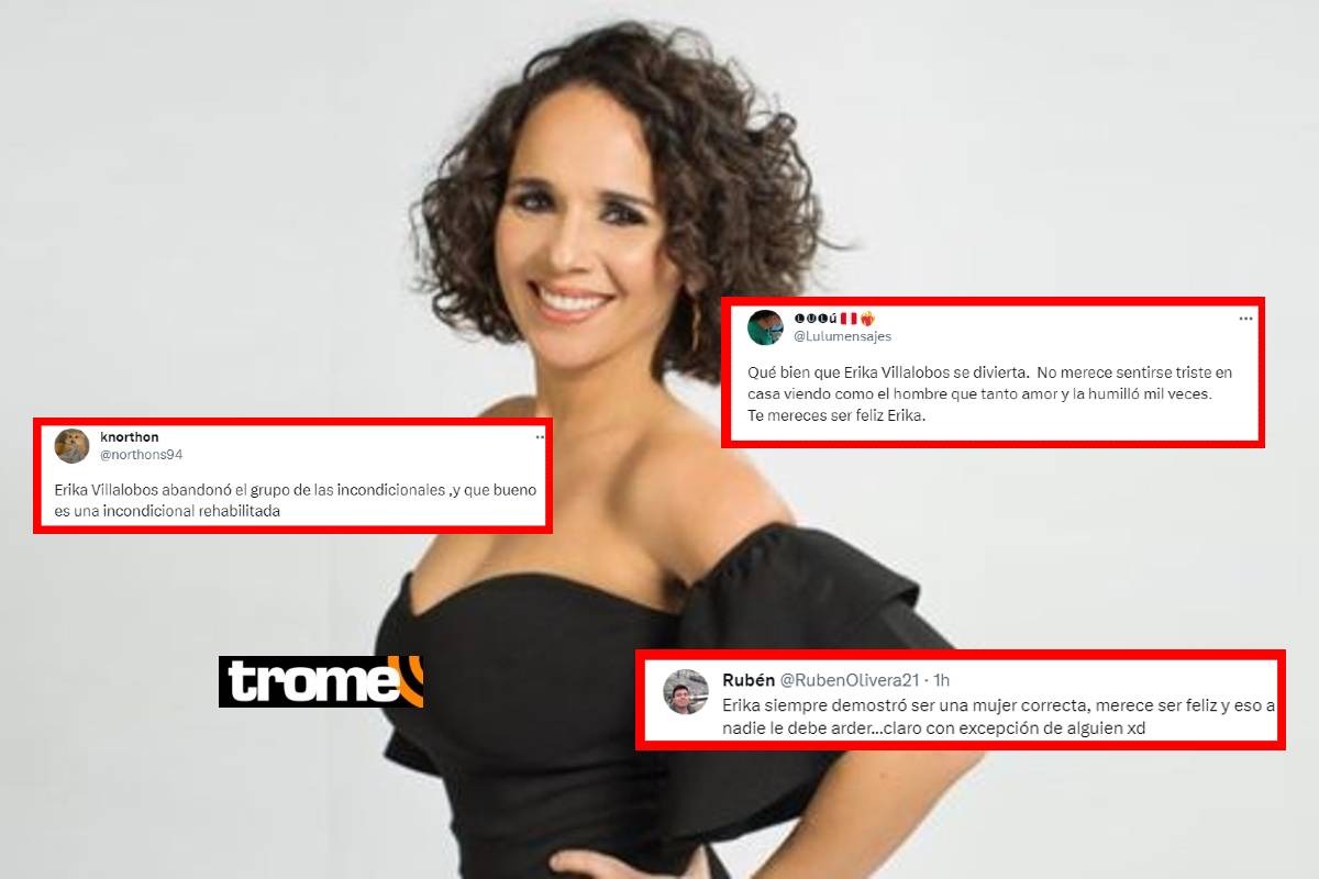 Tras el ampay de Érika Villalobos, los cibernautas le mostraron su respaldo. Foto: Difusión