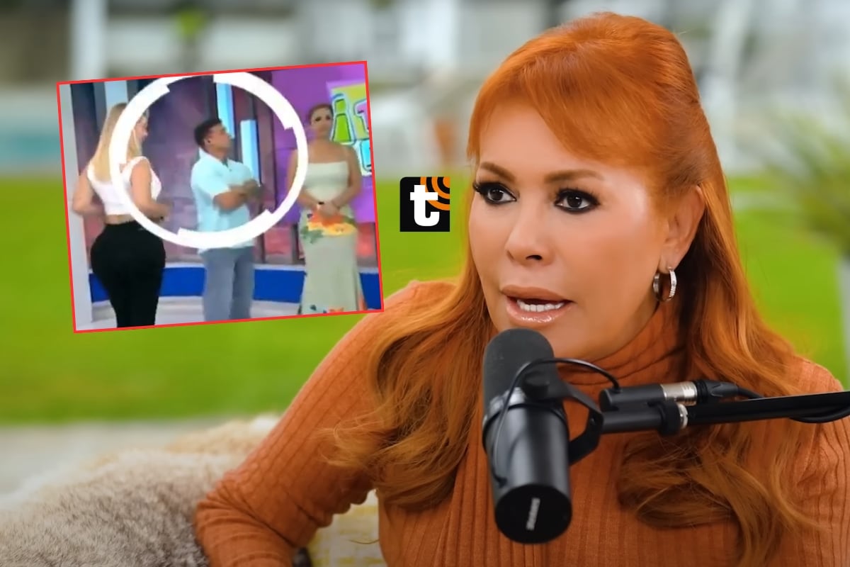 Magaly Medina arremete contra Christian Domínguez por "ridículo" comportamiento al evitar mirar a mujeres en su programa