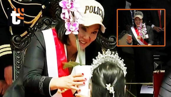 TROME - Una niña, una orquídea y un celular olvidado: el tierno gesto para Keiko Fujimori que llamó la atención en la Parada Militar 2026