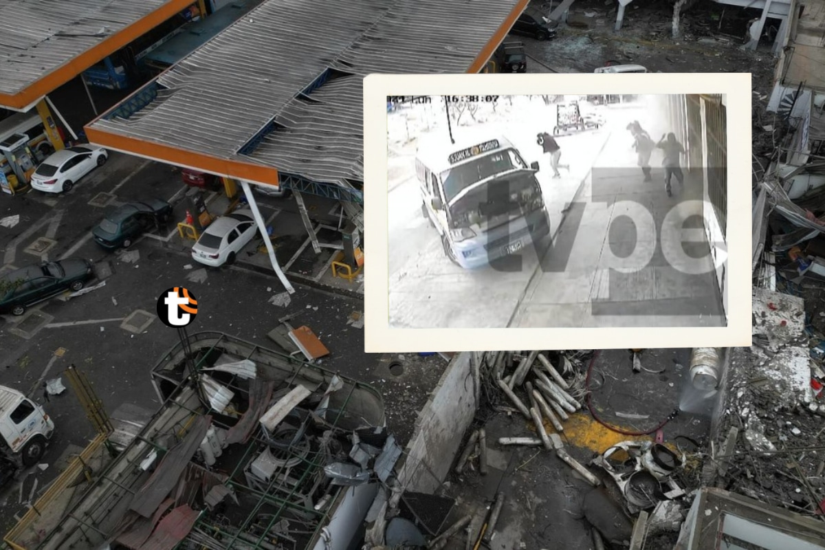 Las imágenes fueron captadas por cámaras de seguridad de Villa María del Triunfo. Fotos: GEC/ Captura TVPerú Noticias.