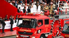 Gran Parada Militar: Bomberos voluntarios fueron de los más aclamados durante desfile | VIDEO