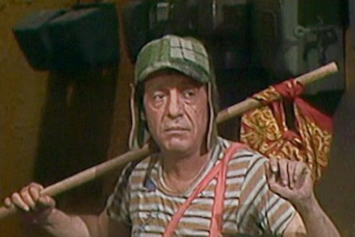 Escena en la que "El chavo del 8" se despide de sus amigos de la vecindad quienes lo acusaron de ratero (Foto: Televisa)