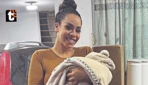 Mirella Paz está ‘chocha’ con su bebé: “No duermo nada, pero estoy agradecida con Dios”