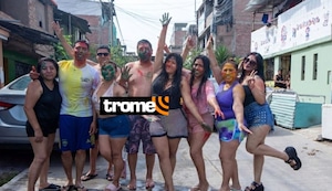 ¡Carnavales en Villa El Salvador! Familias lo despiden con jarana, piscina, pintura, globos y baldazos