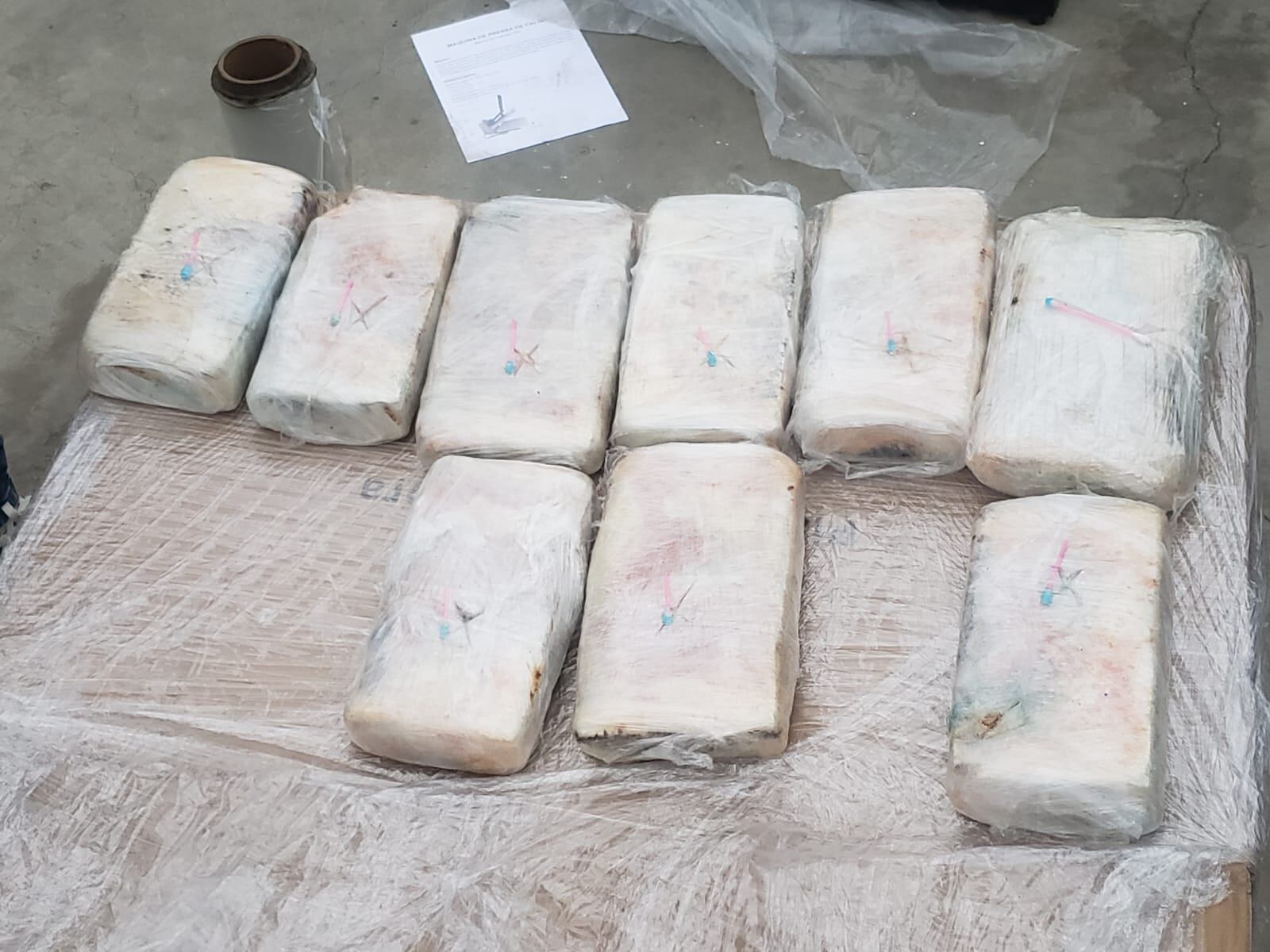 Los paquetes de drogas iban a ser enviados a México. (PNP)
